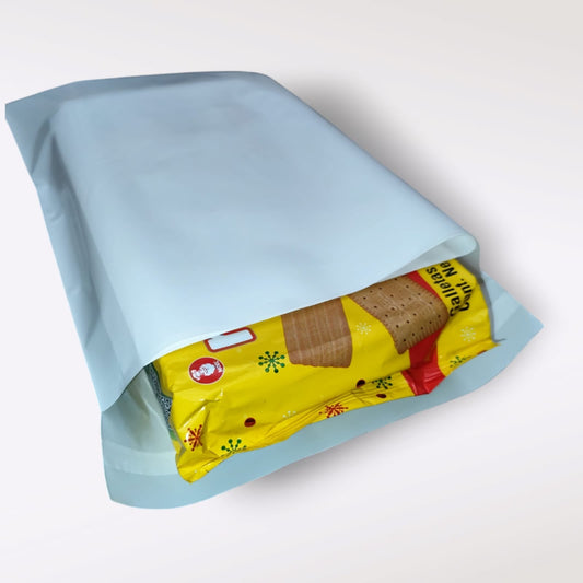 Bolsa Biodegradable para envíos tamaño carta Color Blanca